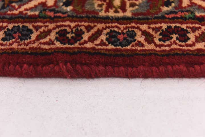 9' 9 x 12' 7 Hand Knotted Mashad Persian Wool Rug
