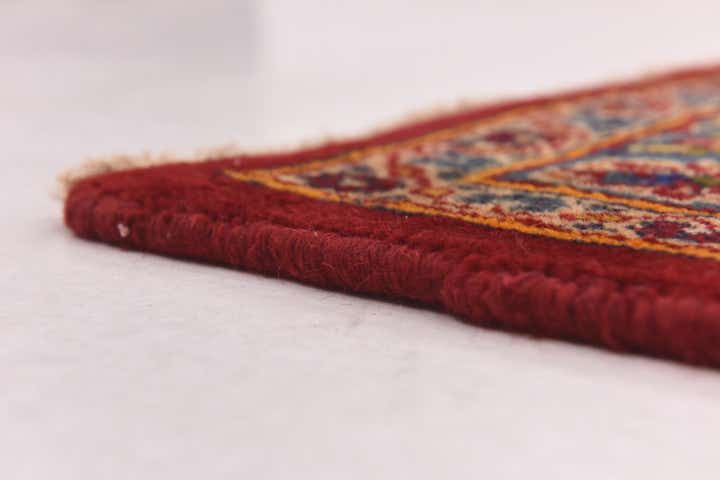 9' 8 x 12' 10 Hand Knotted Mashad Persian Wool Rug