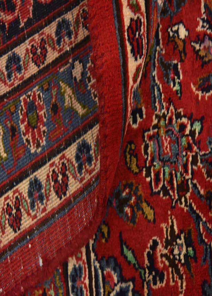 9' 8 x 13' Hand Knotted Mashad Persian Wool Rug
