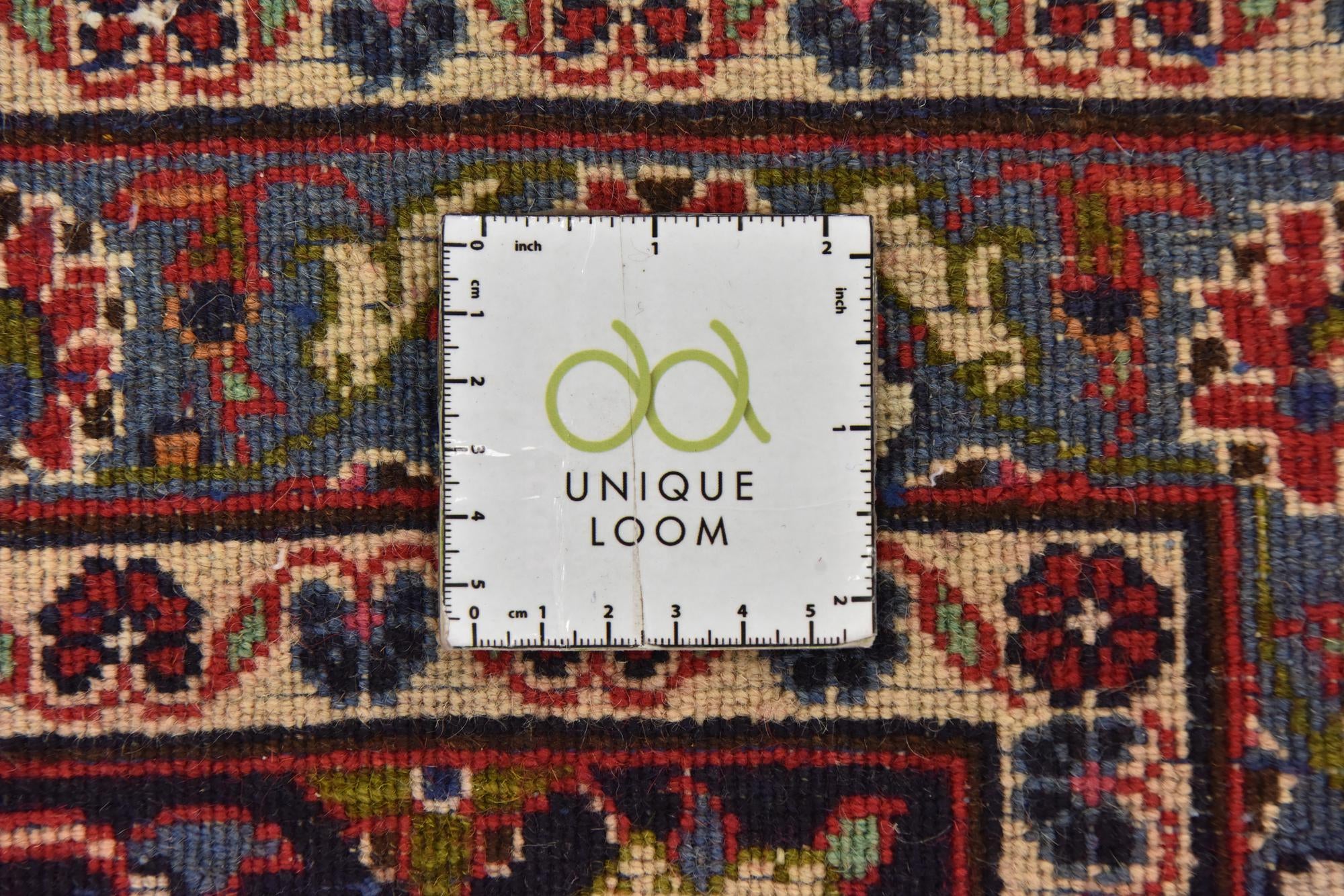 9' 8 x 13' Hand Knotted Mashad Persian Wool Rug