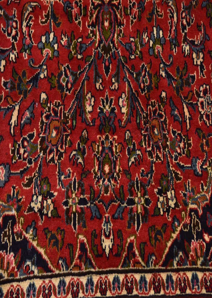 9' 8 x 13' Hand Knotted Mashad Persian Wool Rug