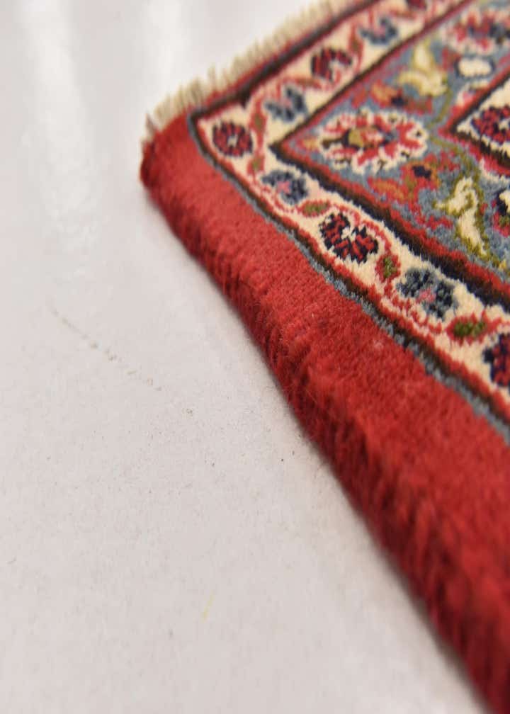 9' 8 x 13' Hand Knotted Mashad Persian Wool Rug
