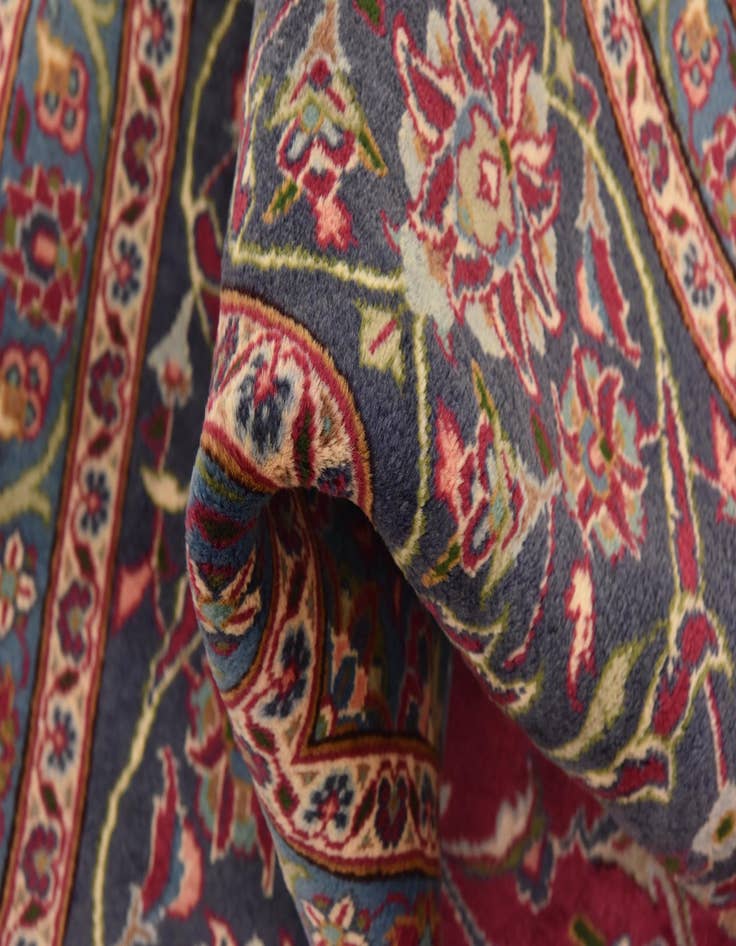 Detail image of 10' x 12' 9  Hand Knotted Mashad Persian Wool Rug