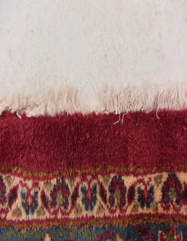 Detail image of 10' x 12' 9  Hand Knotted Mashad Persian Wool Rug