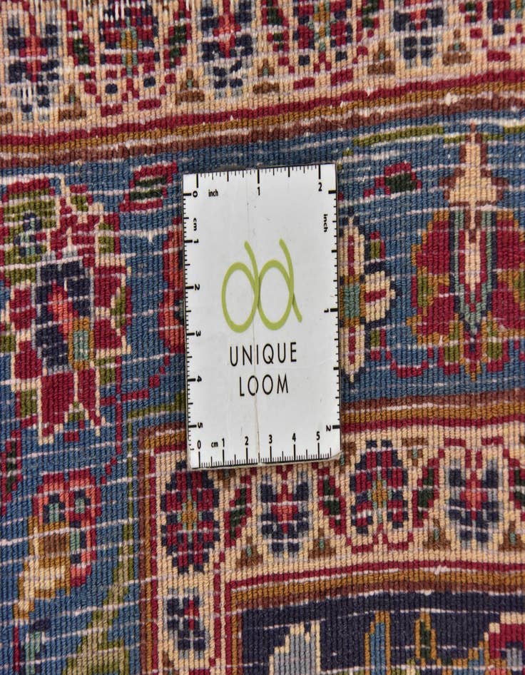 Detail image of 10' x 12' 9  Hand Knotted Mashad Persian Wool Rug