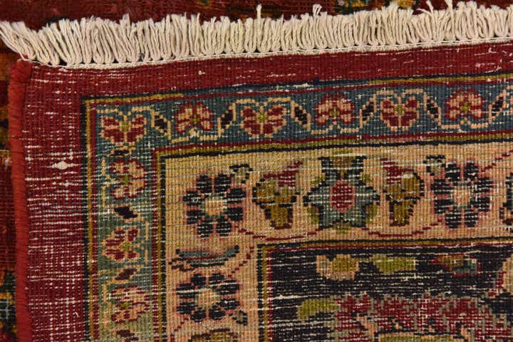 9' 10 x 12' 9 Hand Knotted Mashad Persian Wool Rug