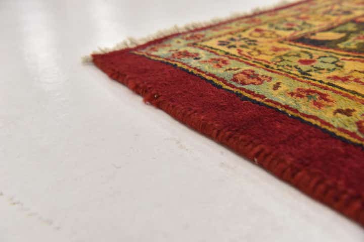 9' 10 x 12' 9 Hand Knotted Mashad Persian Wool Rug