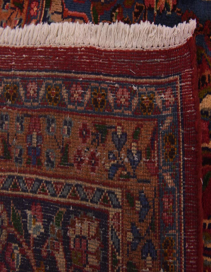 Detail image of 9' 8 x 12' 9 Hand Knotted Mashad Persian Wool Rug