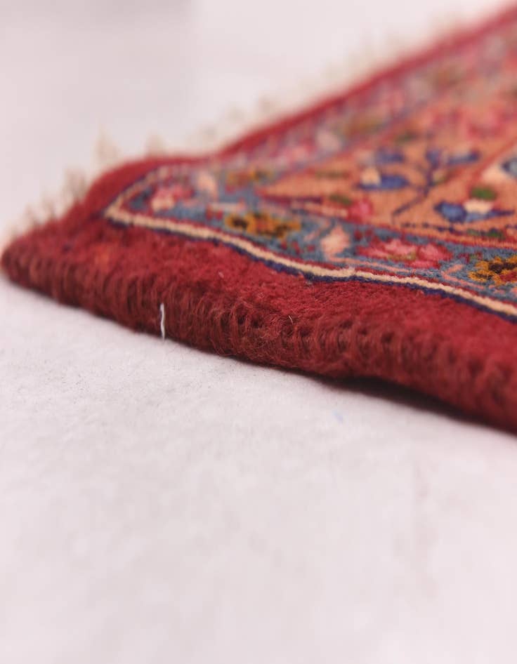 Detail image of 9' 8 x 12' 9 Hand Knotted Mashad Persian Wool Rug