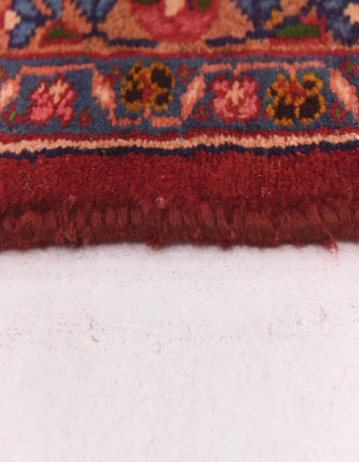 Detail image of 9' 8 x 12' 9 Hand Knotted Mashad Persian Wool Rug