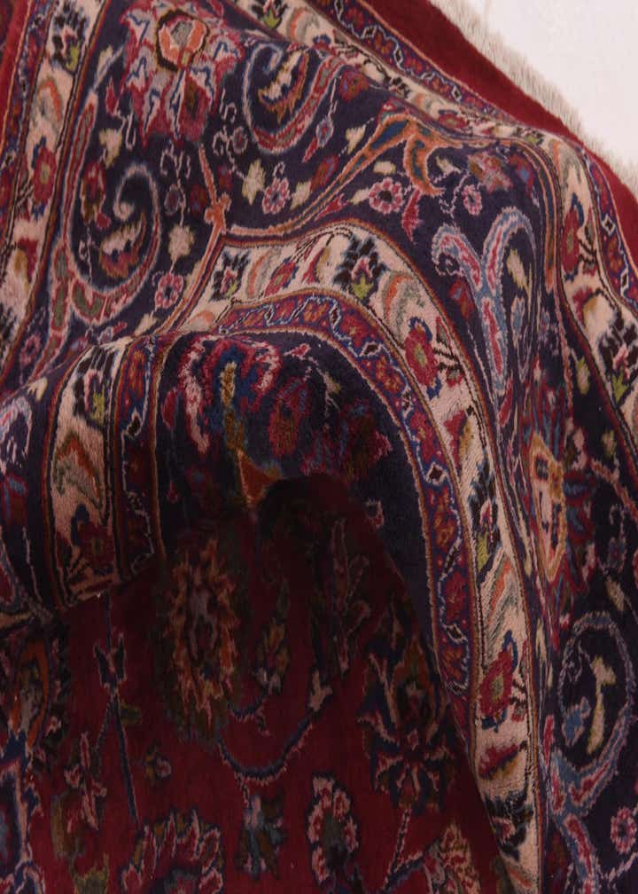10' x 12' 10 Hand Knotted Mashad Persian Wool Rug
