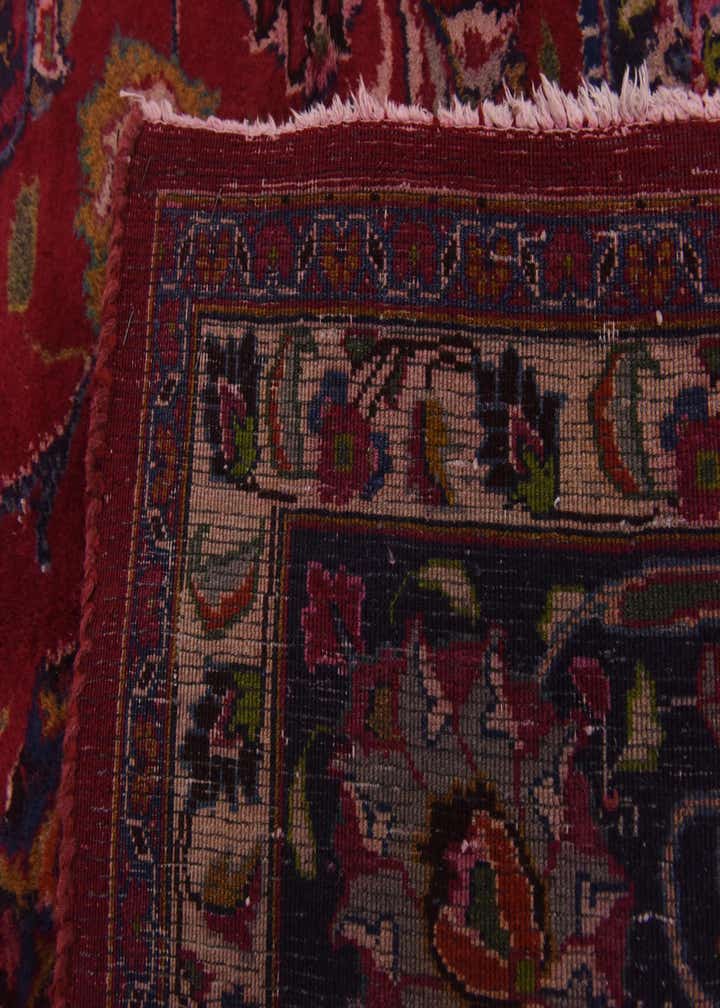 10' x 12' 10 Hand Knotted Mashad Persian Wool Rug