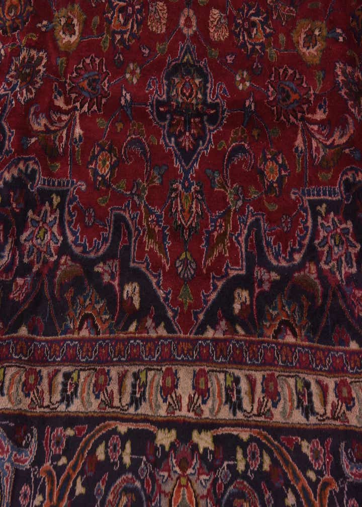 10' x 12' 10 Hand Knotted Mashad Persian Wool Rug