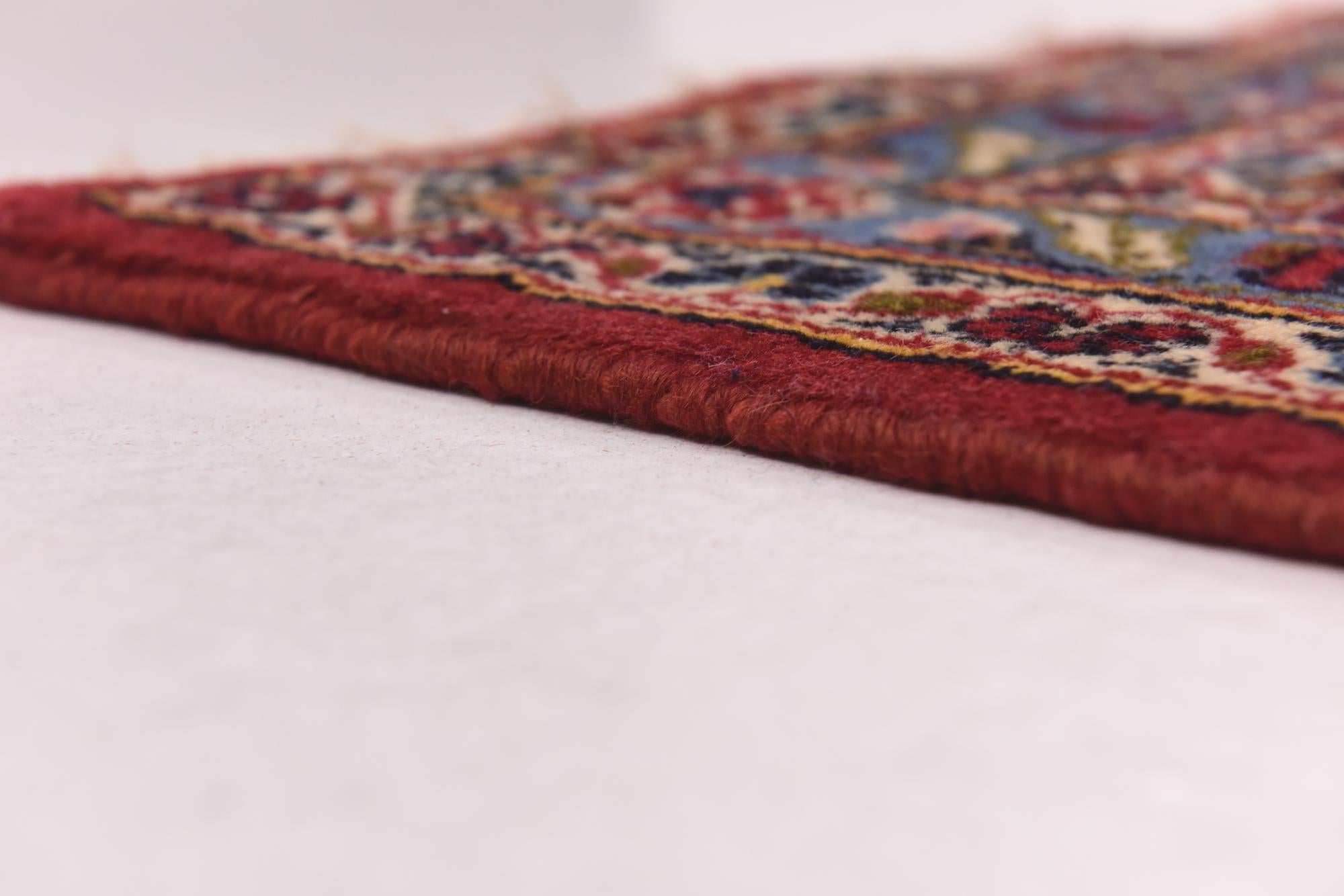 9' 8 x 13' 5 Hand Knotted Mashad Persian Wool Rug