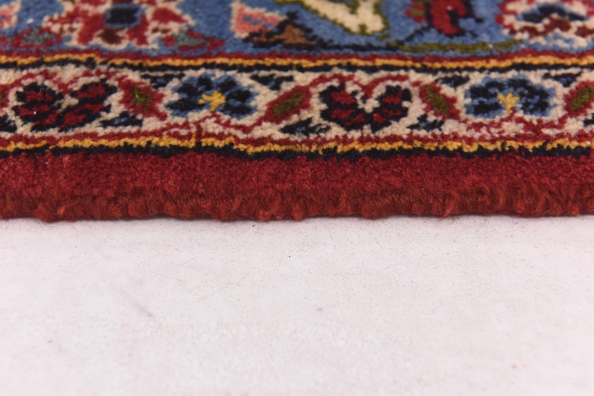9' 8 x 13' 5 Hand Knotted Mashad Persian Wool Rug