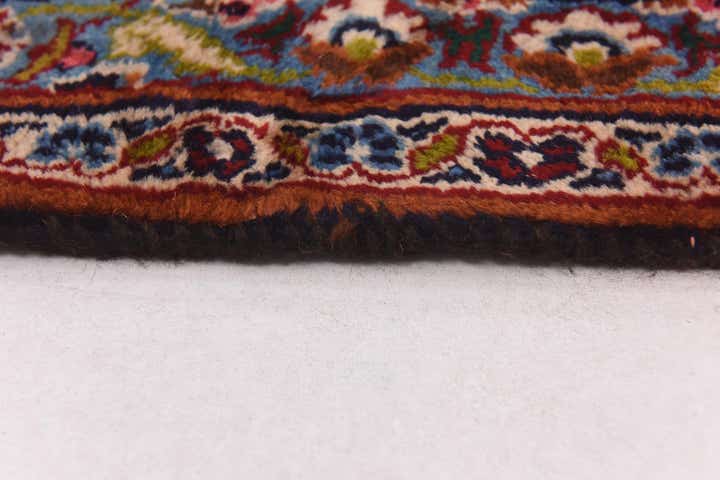 9' 9 x 12' 6 Hand Knotted Mashad Persian Wool Rug