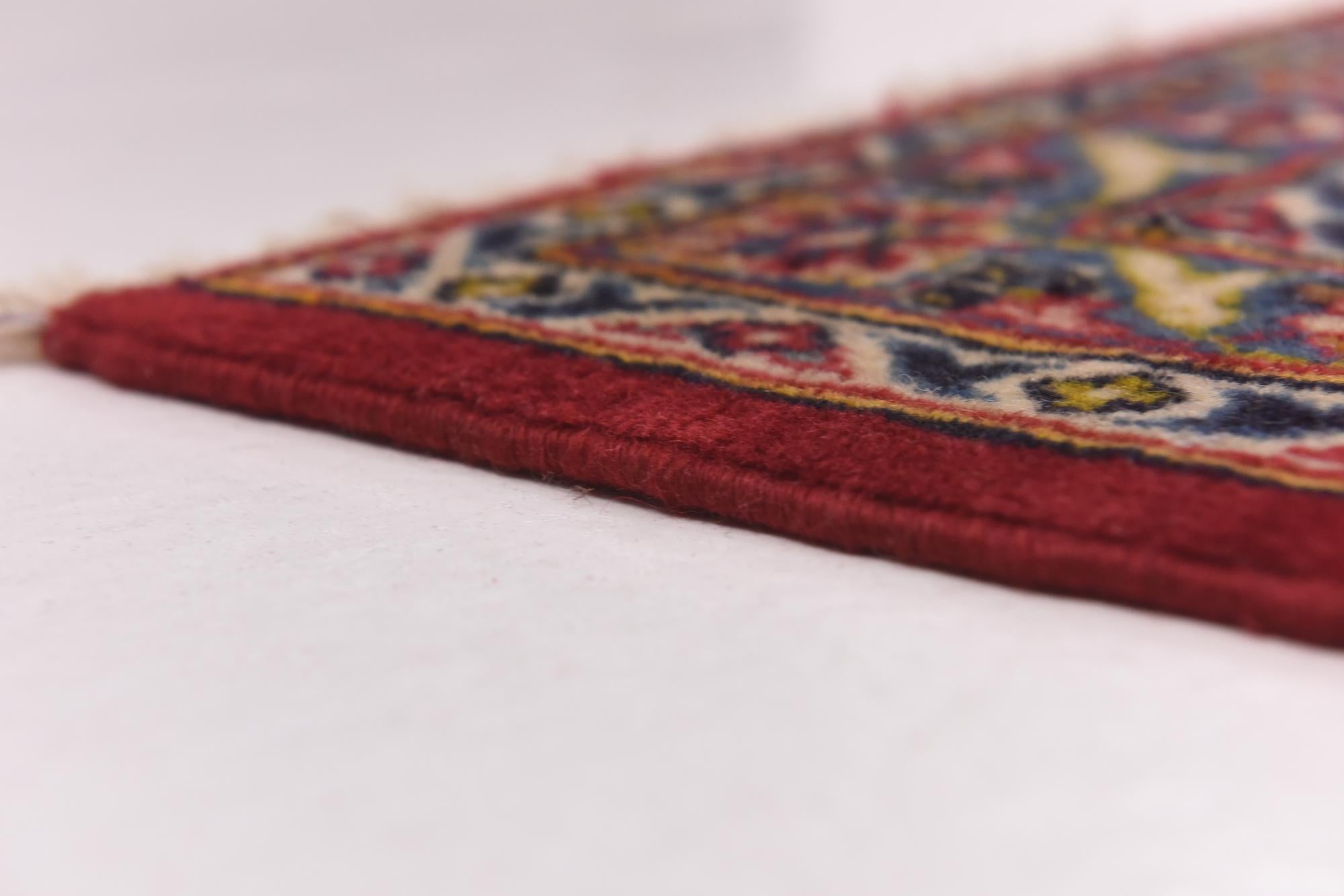 9' 8 x 13' 4 Hand Knotted Mashad Persian Wool Rug