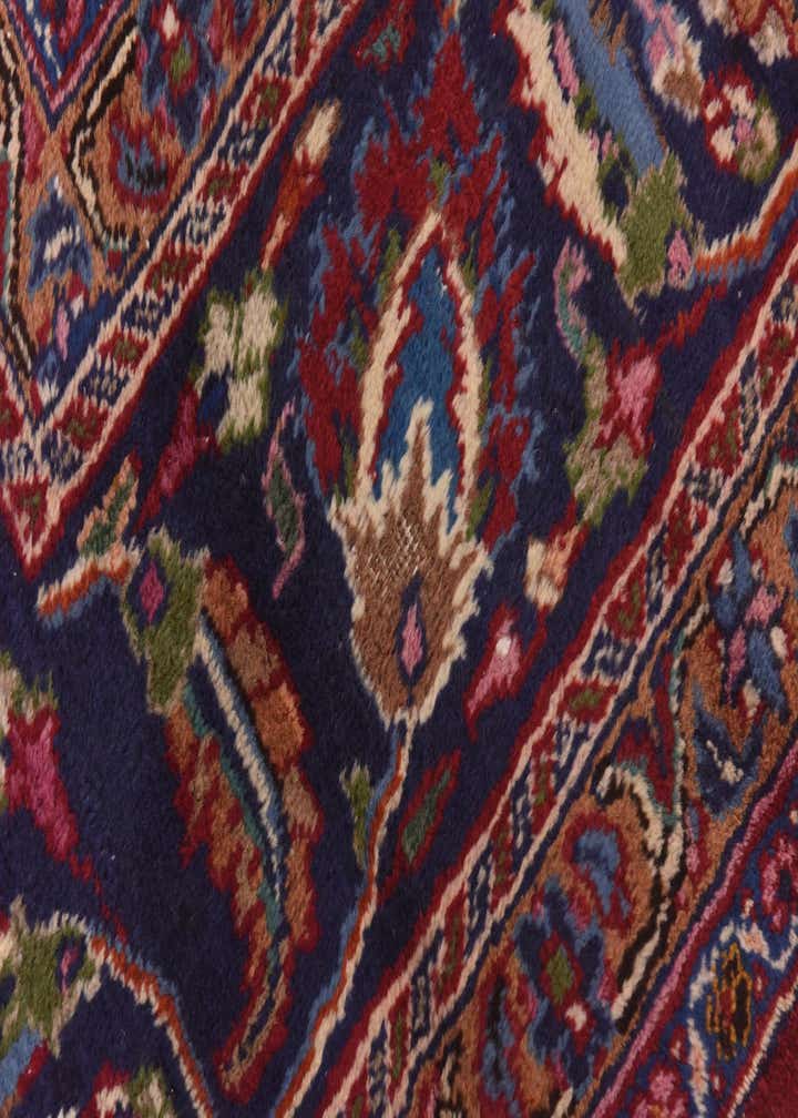 9' 9 x 12' 9 Hand Knotted Mashad Persian Wool Rug