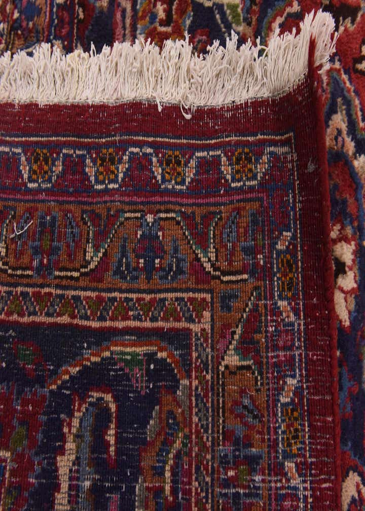 9' 9 x 12' 9 Hand Knotted Mashad Persian Wool Rug