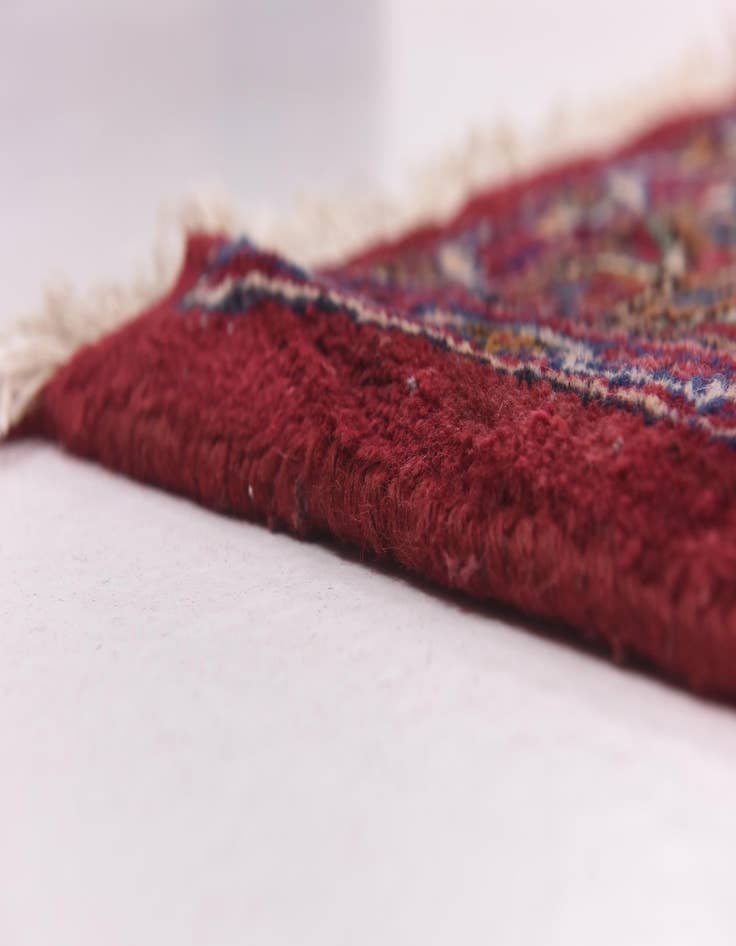 Detail image of 9' 9 x 12' 9  Hand Knotted Mashad Persian Wool Rug