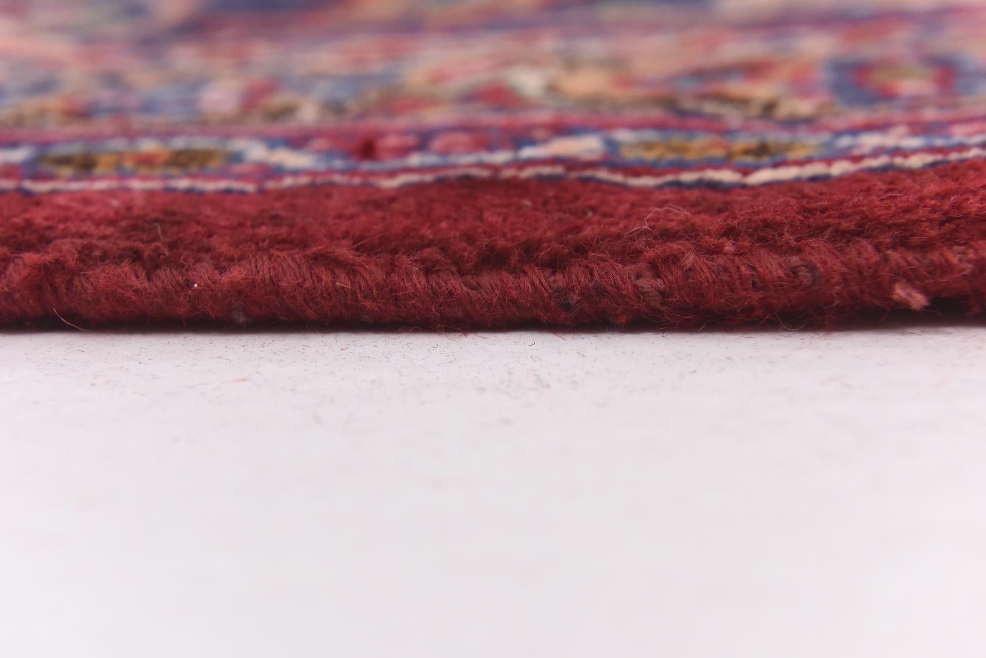 9' 9 x 12' 9 Hand Knotted Mashad Persian Wool Rug