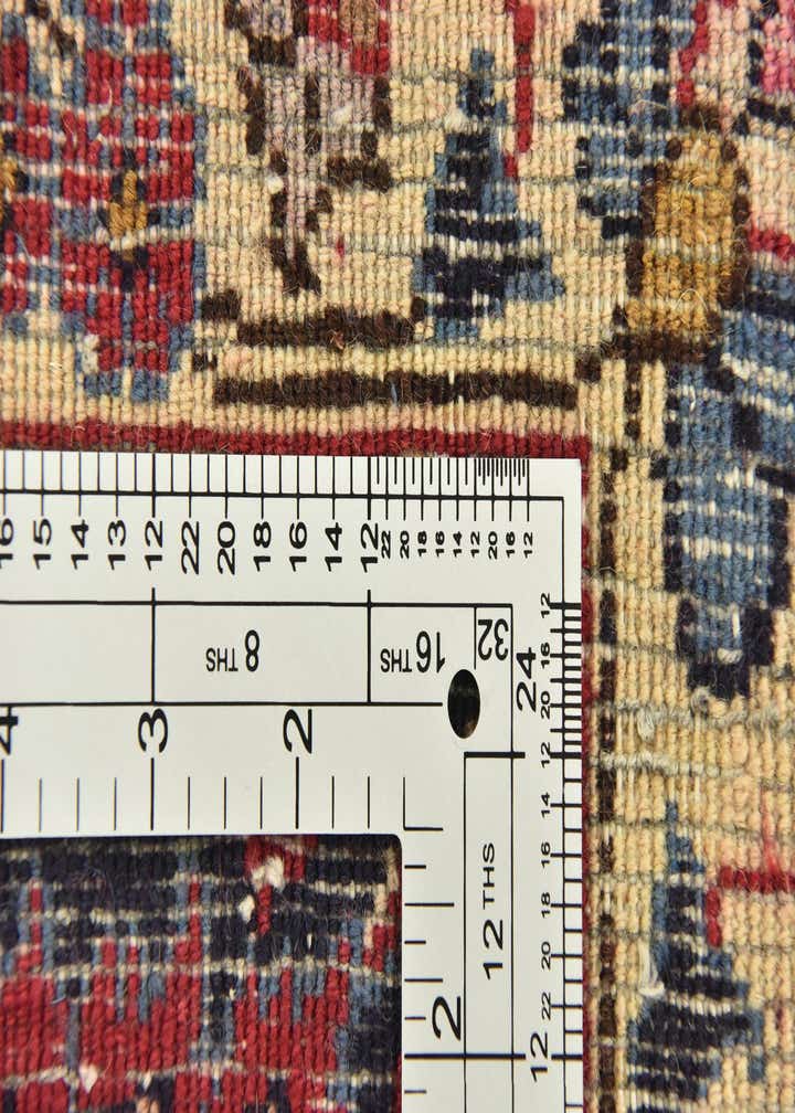 9' 8 x 13' Hand Knotted Mashad Persian Wool Rug