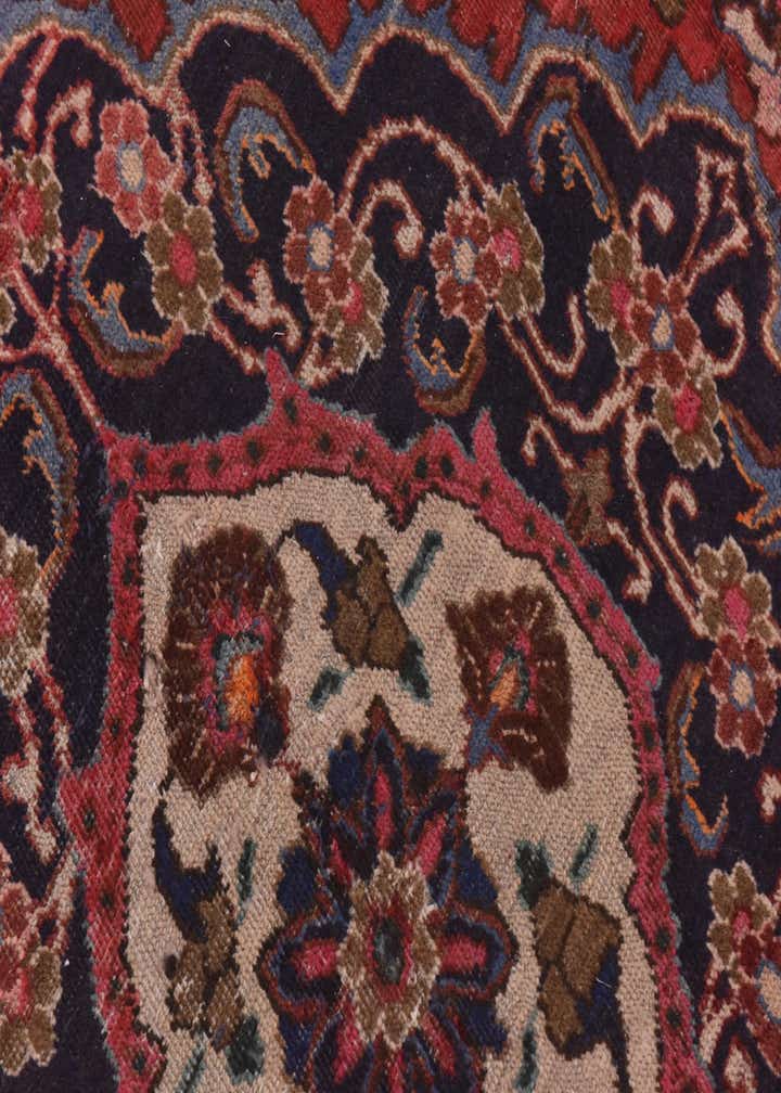 9' 9 x 12' 10 Hand Knotted Mashad Persian Wool Rug