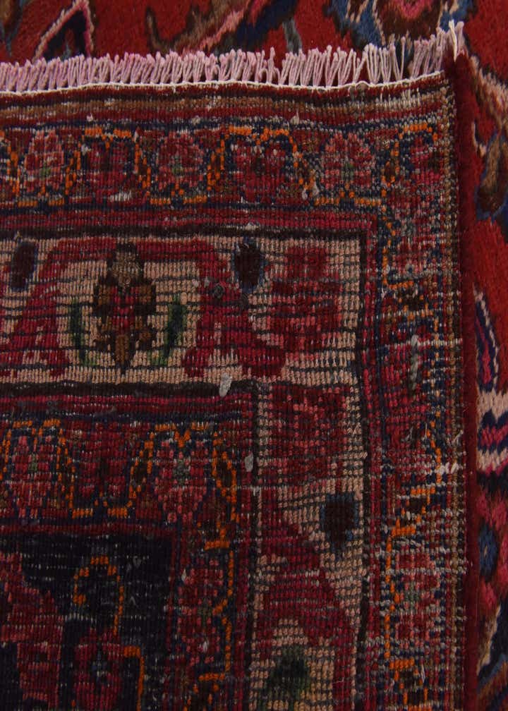 9' 9 x 12' 10 Hand Knotted Mashad Persian Wool Rug