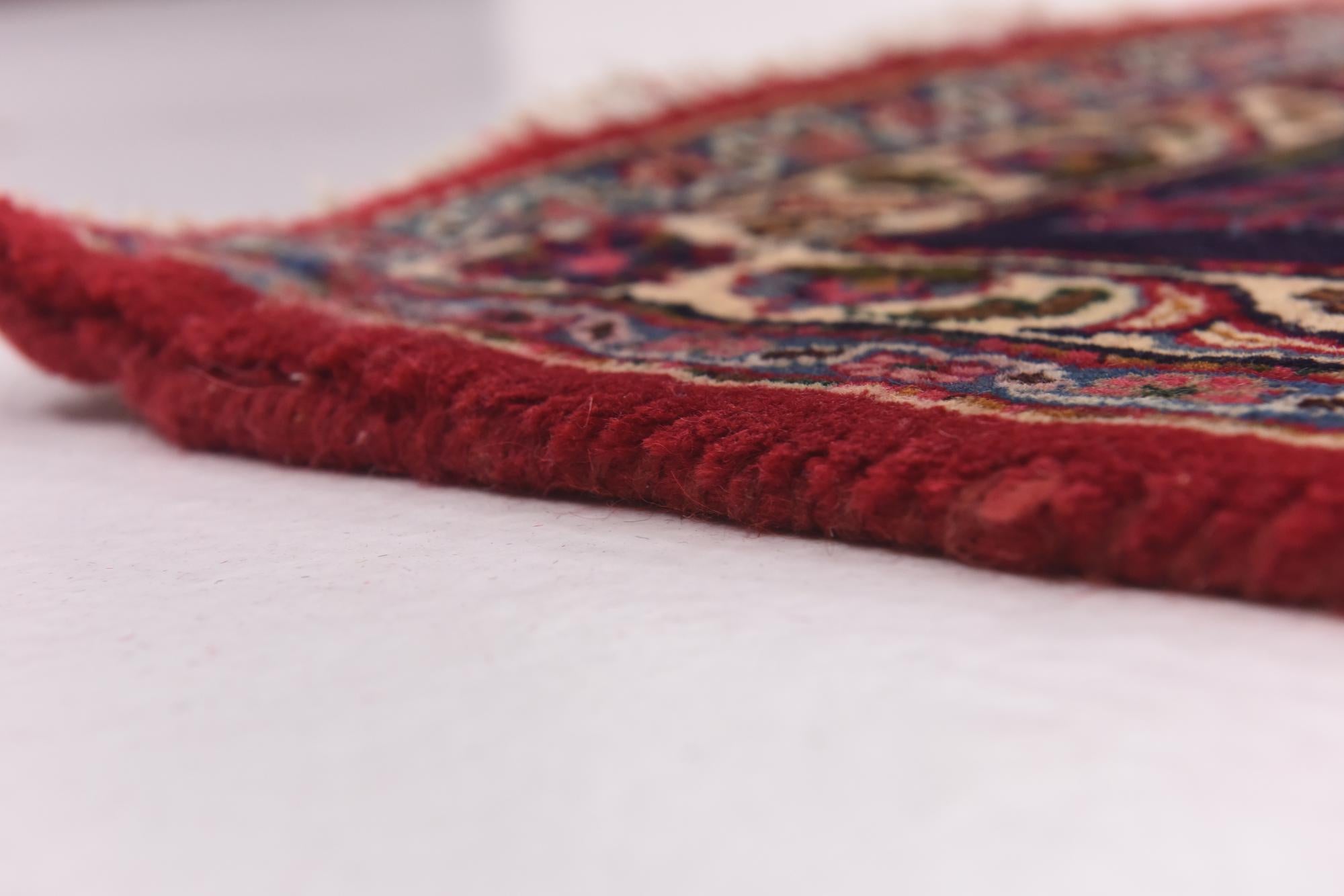9' 7 x 12' 7 Hand Knotted Mashad Persian Wool Rug