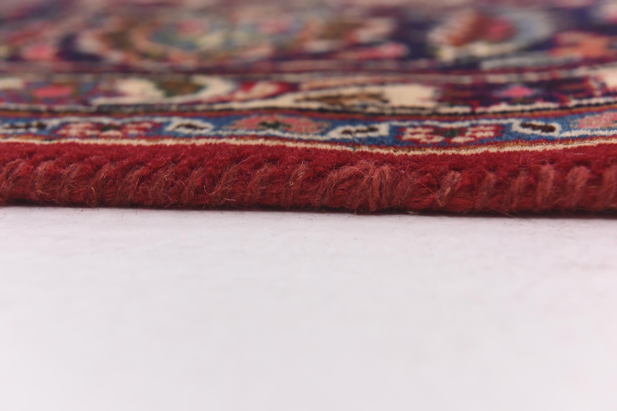 9' 7 x 12' 7 Hand Knotted Mashad Persian Wool Rug