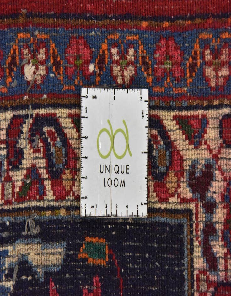 Detail image of 9' 7 x 13'  Hand Knotted Mashad Persian Wool Rug