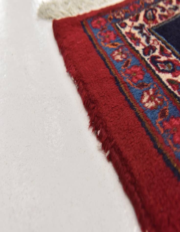 Detail image of 9' 7 x 13'  Hand Knotted Mashad Persian Wool Rug