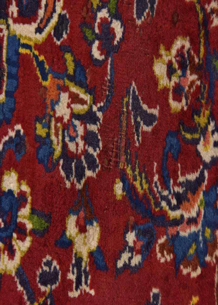 9' 7 x 12' 8 Hand Knotted Mashad Persian Wool Rug