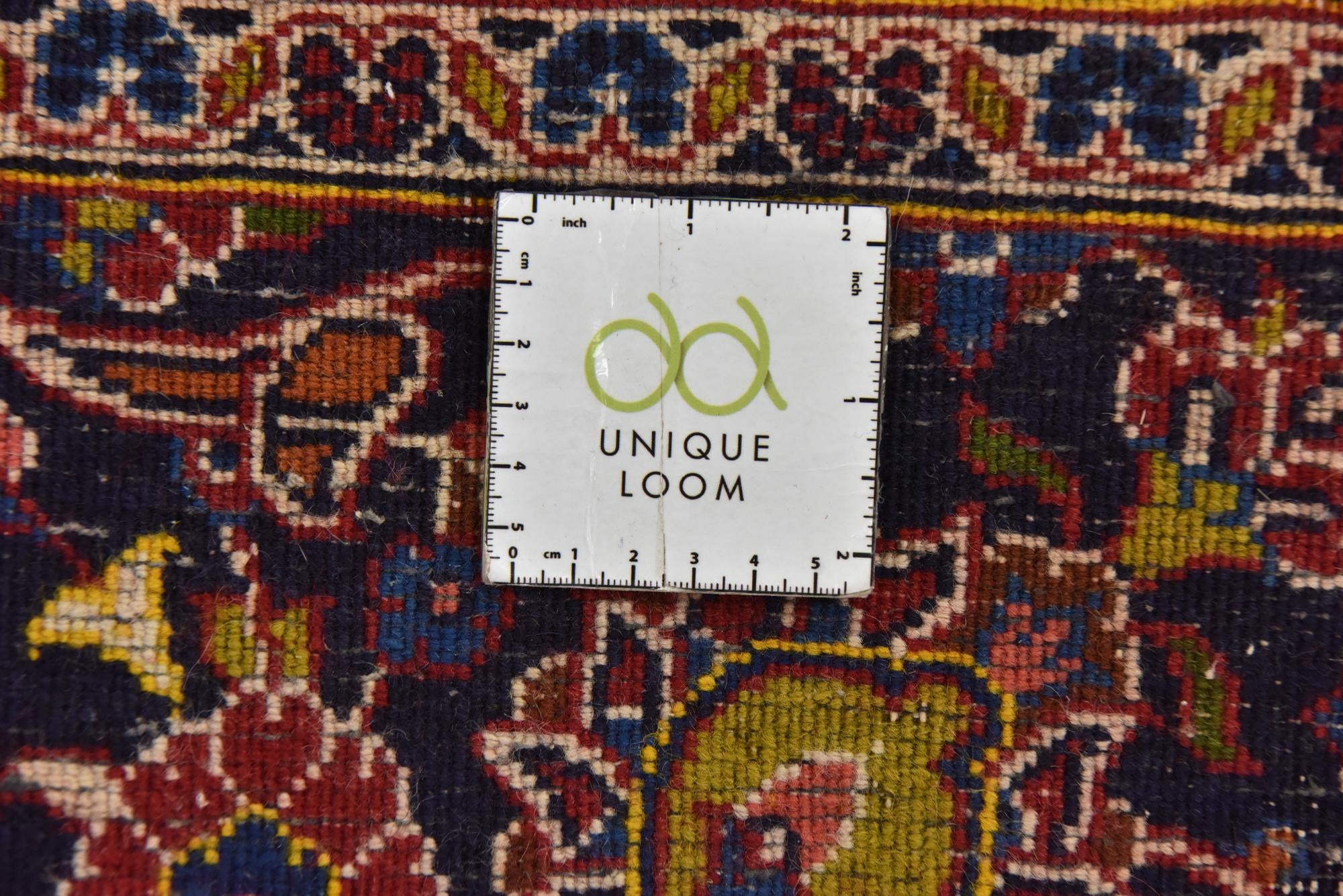 9' 7 x 12' 8 Hand Knotted Mashad Persian Wool Rug