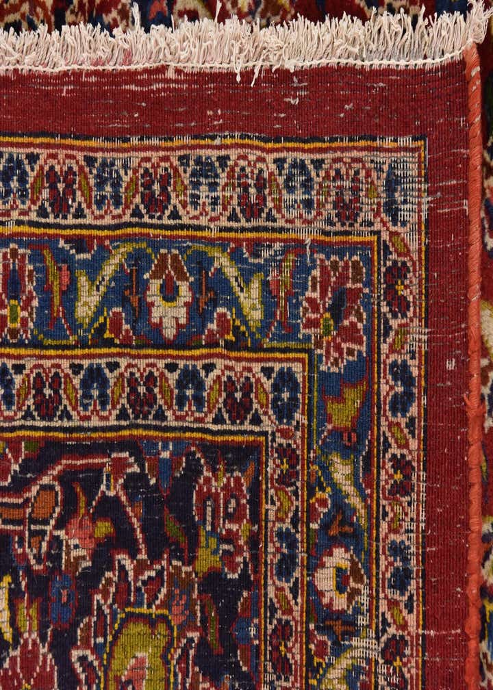 9' 7 x 12' 8 Hand Knotted Mashad Persian Wool Rug