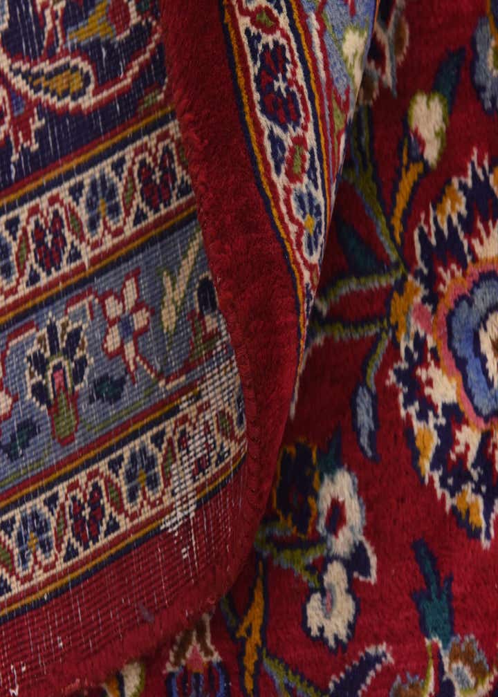 9' 8 x 12' 9 Hand Knotted Mashad Persian Wool Rug