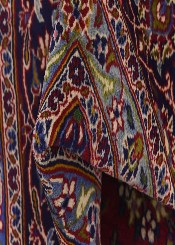 9' 8 x 12' 9 Hand Knotted Mashad Persian Wool Rug