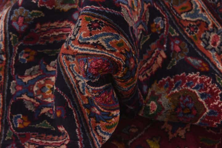 9' 9 x 13' 3 Hand Knotted Mashad Persian Wool Rug