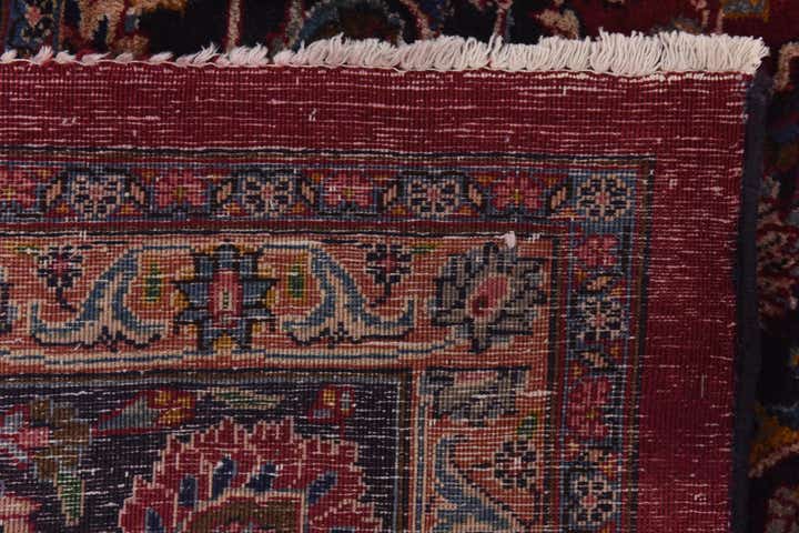9' 9 x 13' 3 Hand Knotted Mashad Persian Wool Rug