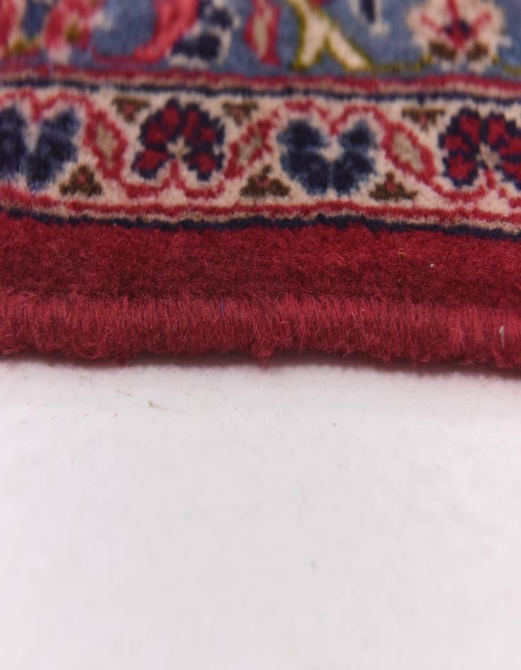 Detail image of 9' 8 x 13'  Hand Knotted Mashad Persian Wool Rug