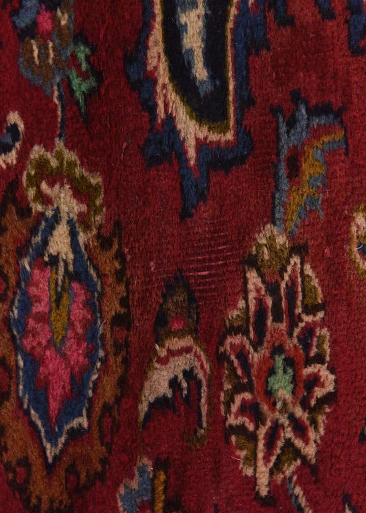9' 7 x 12' 8 Hand Knotted Mashad Persian Wool Rug