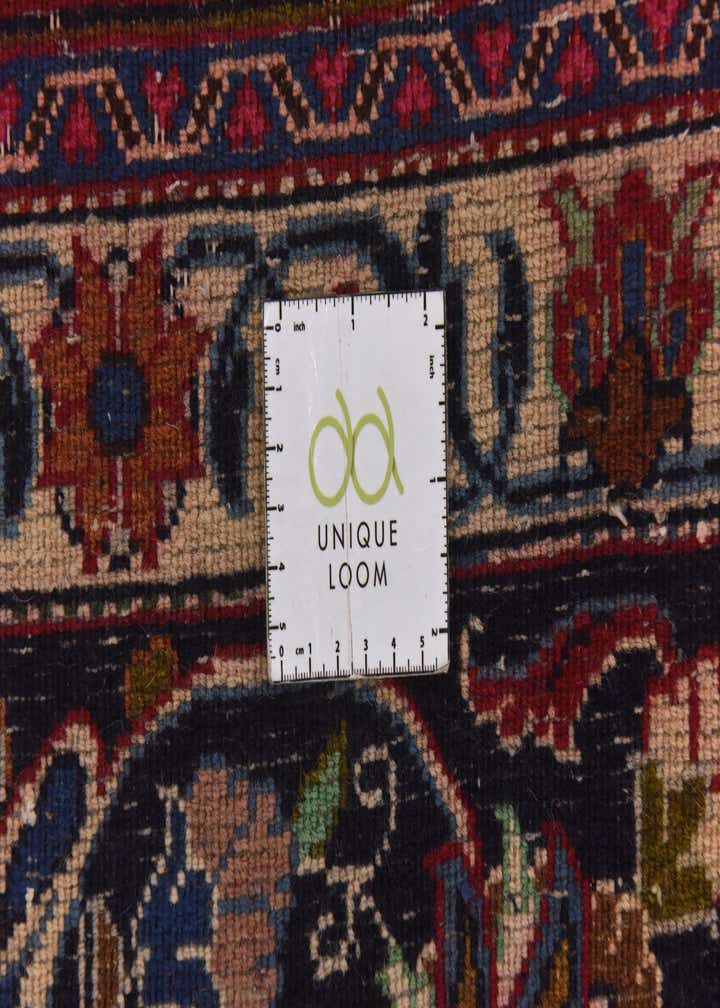 9' 7 x 12' 8 Hand Knotted Mashad Persian Wool Rug
