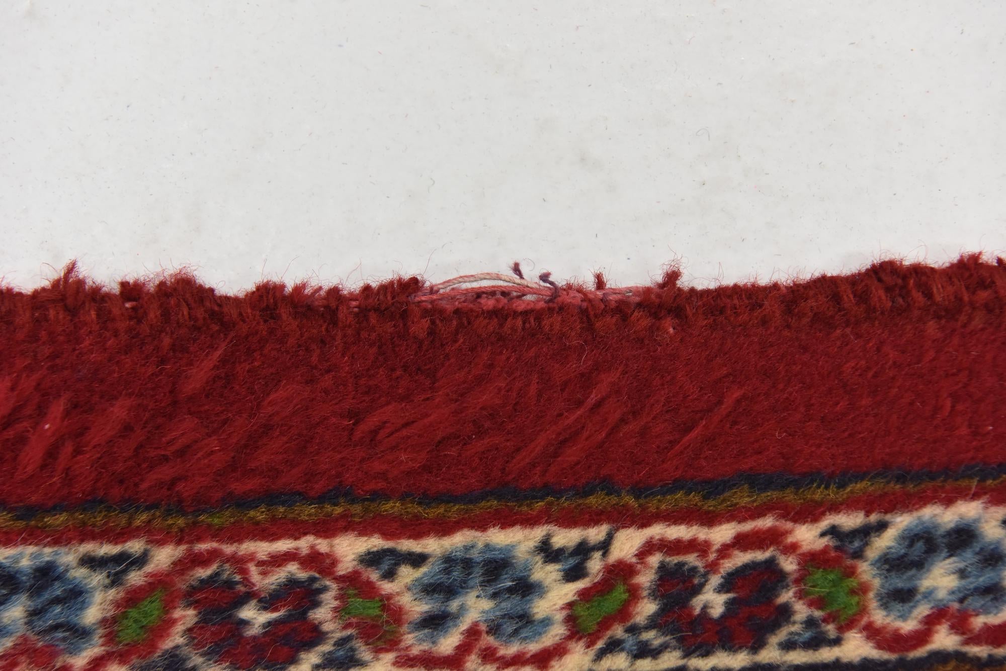 9' 9 x 13' Hand Knotted Mashad Persian Wool Rug