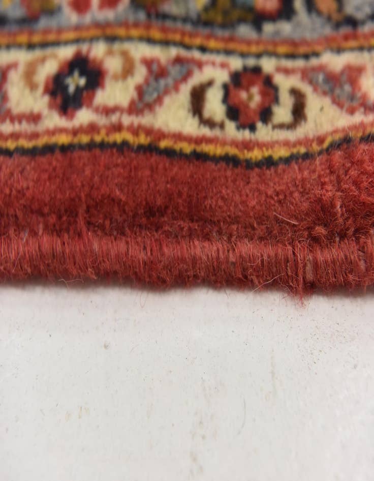 Detail image of 9' 6 x 13' 6  Hand Knotted Mashad Persian Wool Rug