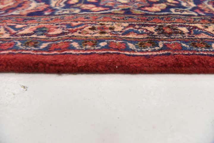 9' 8 x 12' 8 Hand Knotted Mashad Persian Wool Rug