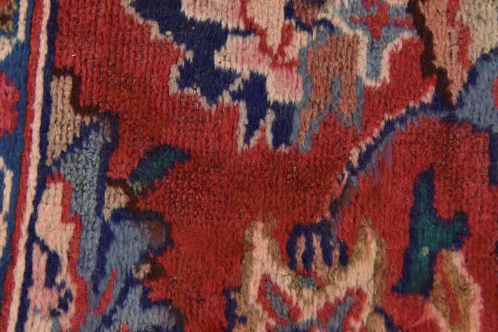 9' 8 x 12' 8 Hand Knotted Mashad Persian Wool Rug