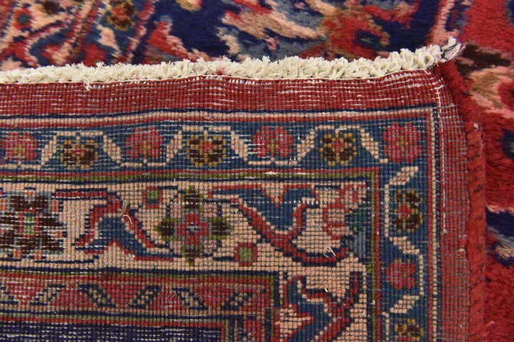 9' 8 x 12' 8 Hand Knotted Mashad Persian Wool Rug