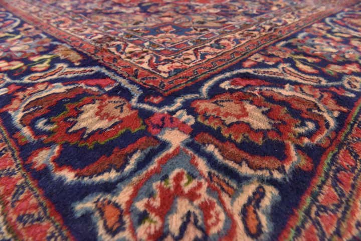 9' 8 x 12' 8 Hand Knotted Mashad Persian Wool Rug
