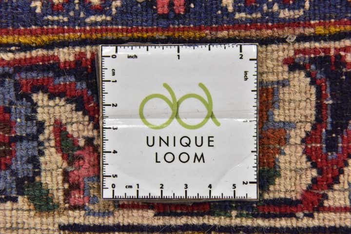 9' 6 x 12' 9 Hand Knotted Mashad Persian Wool Rug