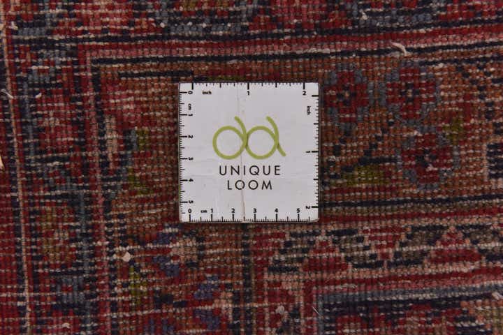 9' 8 x 12' 9 Hand Knotted Mashad Persian Wool Rug